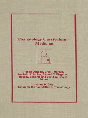 cover image of Thanatology Curriculum -Medicine